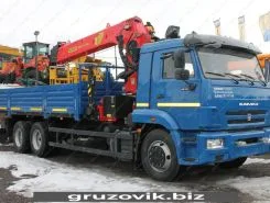 Самопогрузчик Камаз 65117 с КМУ Palfinger ИТ 200 2019 года б/у