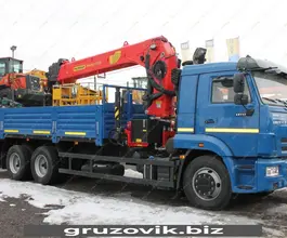 Самопогрузчик Камаз 65117 с КМУ Palfinger ИТ 200 2019 года б/у фото 2