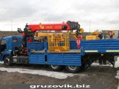 Самопогрузчик Камаз 65117 с КМУ Palfinger ИТ 200 2019 года б/у фото 4