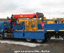 Самопогрузчик Камаз 65117 с КМУ Palfinger ИТ 200 2019 года б/у фото 4