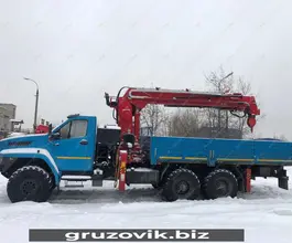 Самопогрузчик Урал 4320 NEXT с КМУ CS Machinery CSS 303M 2019 года б/у фото 2
