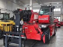 Телескопический погрузчик Manitou MRT 3255 2017 года б/у фото 2