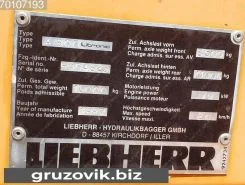 Экскаватор-погрузчик Liebherr A900 в 1997 года б/у фото 3