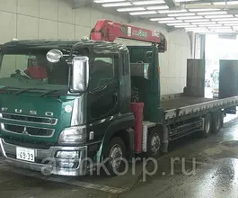 Самопогрузчик Mitsubishi SUPER GREAT с КМУ Unic Eco URU504N 2009 года б/у