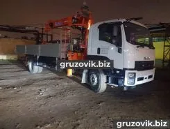 Самопогрузчик ISUZU FVR с КМУ Unic 2018 года новый