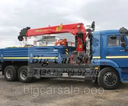 Самопогрузчик Камаз 65117 с КМУ  2018 года новый