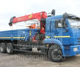 Самопогрузчик Камаз 65117 с КМУ  2018 года новый фото 2