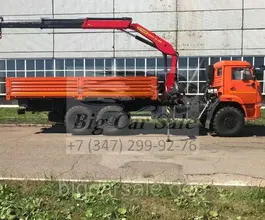 Самопогрузчик Камаз 43118 с КМУ  2018 года новый
