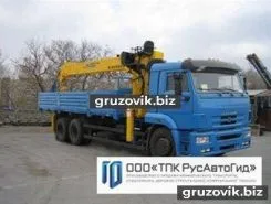 Самопогрузчик Камаз 65117 с КМУ  2018 года новый
