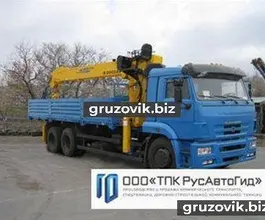Самопогрузчик Камаз 65117 с КМУ  2018 года новый
