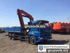 Самопогрузчик Камаз 65117 с КМУ  2018 года новый