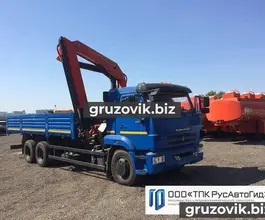 Самопогрузчик Камаз 65117 с КМУ  2018 года новый