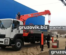 Самопогрузчик ISUZU FVR с КМУ Unic 2018 года новый фото 2