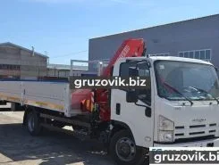 Самопогрузчик ISUZU NQR с КМУ  2018 года новый
