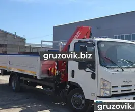 Самопогрузчик ISUZU NQR с КМУ  2018 года новый