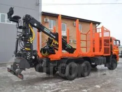 Лесовоз с КМУ Лесовоз  Камаз 65111 с КМУ  2019 года б/у фото 3