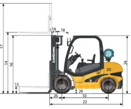 Вилочный погрузчик Газ-бензиновый вилочный погрузчик CLG2020H(LPG), 2019 2019 года б/у фото 2