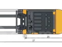 Вилочный погрузчик Газ-бензиновый вилочный погрузчик CLG2035H(LPG), 2019 2019 года б/у фото 2