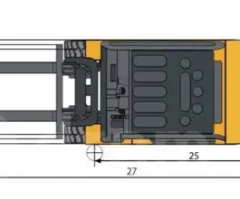 Вилочный погрузчик Газ-бензиновый вилочный погрузчик CLG2035H(LPG), 2019 2019 года б/у фото 2
