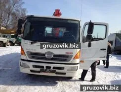 Самопогрузчик HINO 500 с КМУ Unic 2018 года б/у фото 3
