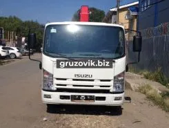 Самопогрузчик ISUZU Elf с КМУ Unic 2018 года б/у фото 3