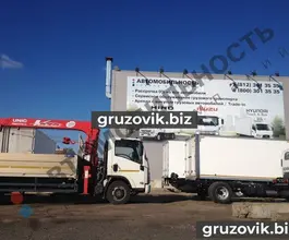 Самопогрузчик ISUZU Elf с КМУ Unic 2018 года новый