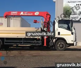 Самопогрузчик ISUZU Elf с КМУ Unic 2018 года новый фото 4