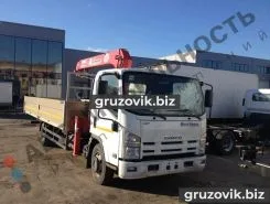 Самопогрузчик ISUZU Elf с КМУ Unic 2018 года новый фото 5