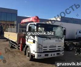 Самопогрузчик ISUZU Elf с КМУ Unic 2018 года новый фото 5