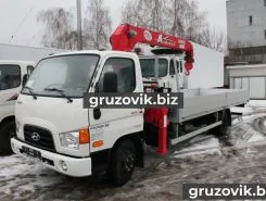 Самопогрузчик Hyundai HD 78 с КМУ Unic 2019 года б/у