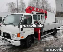 Самопогрузчик Hyundai HD 78 с КМУ Unic 2019 года б/у