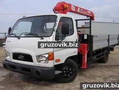Самопогрузчик Hyundai HD 78 с КМУ Unic 2019 года б/у фото 2