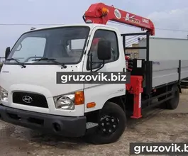 Самопогрузчик Hyundai HD 78 с КМУ Unic 2019 года б/у фото 2