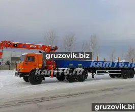 Тягач с КМУ Камаз 44108 2026 года новый фото 2