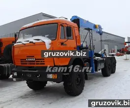 Тягач с КМУ Камаз 44108 2026 года новый фото 3