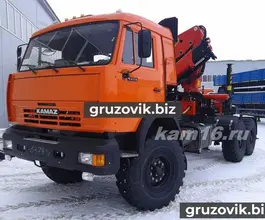 Тягач с КМУ Камаз 44108 2026 года новый фото 4
