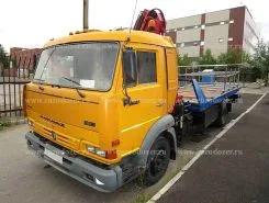 Самопогрузчик Камаз 4308 с КМУ  2008 года б/у фото 5