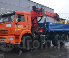 Самопогрузчик Камаз 43118 с КМУ КМУ ИНМАН ИТ 200 2019 года б/у