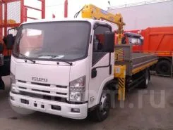 Самопогрузчик ISUZU NPR с КМУ oosan SCS334 2019 года б/у фото 2