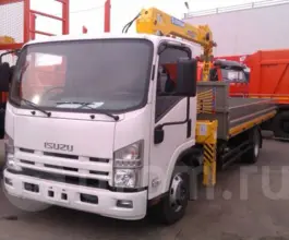 Самопогрузчик ISUZU NPR с КМУ oosan SCS334 2019 года б/у фото 2