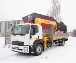 Самопогрузчик Soosan SCS746L с КМУ Soosan SCS746L 2019 года б/у