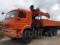 Самопогрузчик Камаз 43118 с КМУ PALFINGER INMAN IT 150 2018 года б/у