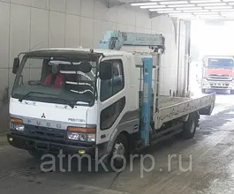Самопогрузчик Mitsubishi FUSO с КМУ  1993 года б/у