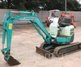 Мини экскаватор Yanmar VIO10-2A год выпуска 2005 наработка 987 мтчс объем ковша 0,02 куб м 2019 года б/у