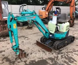 Мини экскаватор Yanmar VIO10-2A год выпуска 2005 наработка 1 725 объем ковша 0,02 куб м глубина копания 1,95 м 2019 года б/у