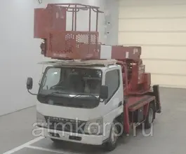Автовышка Mitsubishi Canter кузов FE73EBX г 2004 вышка ST-125 подъем люльки 14.8 м пробег 63 т.км 2019 года б/у