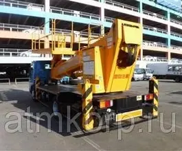 Автовышка Mitsubishi Canter кузов FE83EGY г 2004 вышка Tadano AT-200S-2 подъем платформы 22.2 м пробег 36 т.км 2019 года б/у фото 3