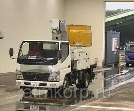 Автовышка Mitsubishi Canter кузов FG70EB 4х4 г 2004 вышка SH09A подъем люльки 12.2 м пробег 188 т.км 2019 года б/у