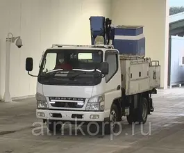 Автовышка Mitsubishi Canter кузов FG70EB 4х4 г 2004 люлька грузопод 120 кг телескопич стрела пробег 126 т.км 2019 года б/у