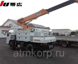 Автовышка Isuzu Elf кузов NKR66EP г 1996 вышка Tadano AT-100 подъем люльки 12.5 м пробег 181 т.км 2019 года б/у фото 4